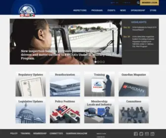 Cvsa.org(Commercial Vehicle Safety Alliance) Screenshot