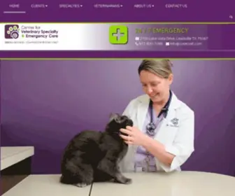 CvsecVet.com(BluePearl Pet Hospital) Screenshot