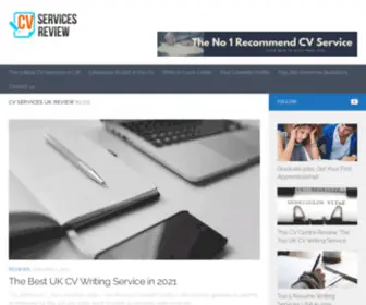 Cvservicesreview.co.uk(CV Writing Service) Screenshot