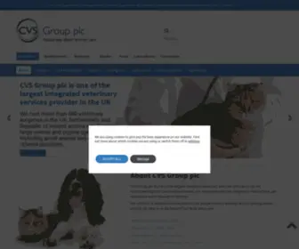 CVSgroupplc.com(CVS Group plc) Screenshot