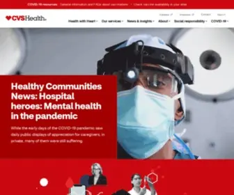 CVshealth.com(Leading Health Solutions Company) Screenshot