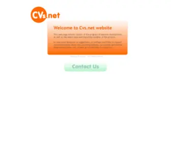 CVS.net(The website of) Screenshot