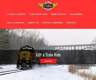CVSR.org(Cuyahoga Valley Scenic Railroad) Screenshot
