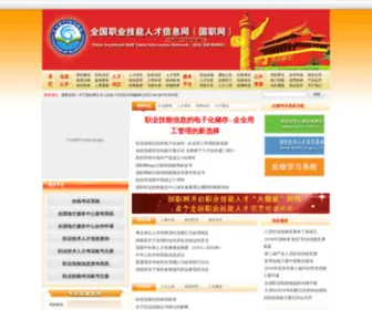 CVstin.org(全国职业技能人才信息网简称国职网) Screenshot