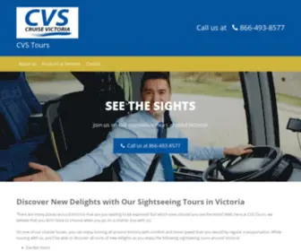 CVstours.ca(CVS Tours) Screenshot