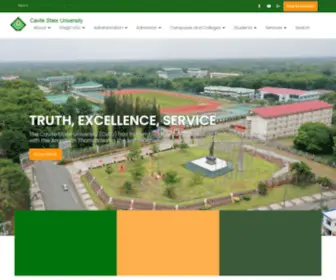 Cvsu.edu.ph(Truth Excellence Service) Screenshot