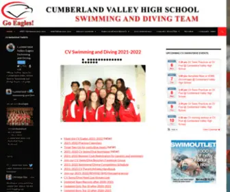 CVswimdive.com(CUMBERLAND VALLEY HIGH SCHOOL SWIMMING AND DIVING TEAM) Screenshot