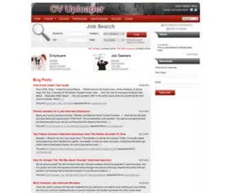 Cvuploader.com(CV Uploader) Screenshot