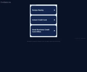 CVVblack.me(CVVblack) Screenshot