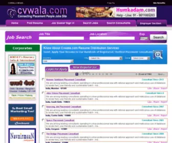 Cvwala.co.in(Jobs,Jobs in India,Jobs In Delhi NCR,Free Placement Directory,Free Jobs Posting Site) Screenshot