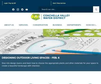 CVWD.org(Coachella Valley Water District) Screenshot