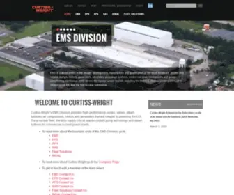 CW-EMS.com(Curtiss-Wright EMS) Screenshot