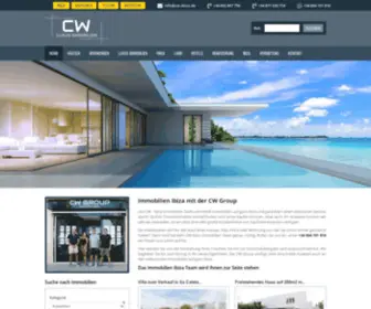 CW-Ibiza.de(Immobilien Ibiza) Screenshot