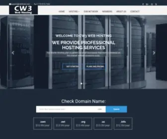 CW3Host.com(Web Hosting) Screenshot