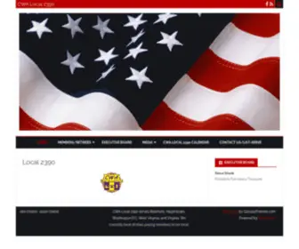 Cwa2390.org(CWA Installation Union) Screenshot