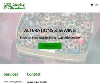 Cwalterations.com(CW Sewing & Alterations) Screenshot