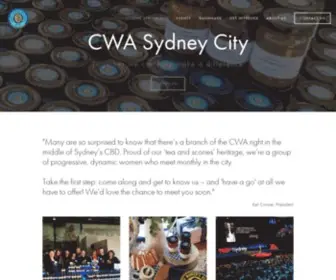 Cwasydneycity.org(CWA Sydney City) Screenshot