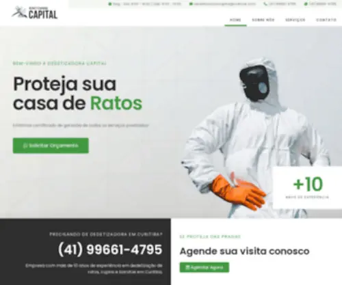 CWbdedetizadora.com.br(Dedetizadora Capital) Screenshot