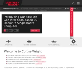 Cwcembedded.com(Curtiss-Wright Defense Solutions) Screenshot
