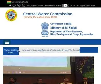 CWC.gov.in(Central Water Commission) Screenshot