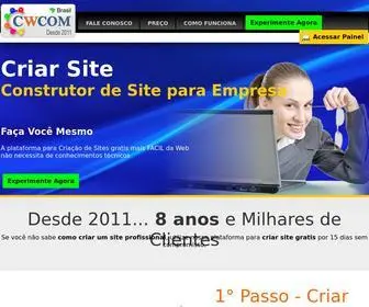 Cwcom.com.br(Crie Você Mesmo seu Site) Screenshot