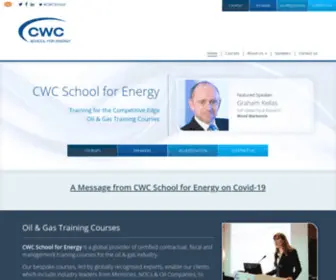CWCSchool.com(CWC School for Energy) Screenshot