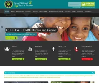 CWDD.org.za(Giving childhood back to children) Screenshot