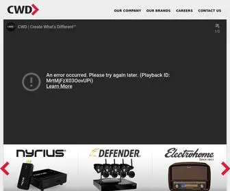 CWdlimited.com(Innovators of Consumer Electronics) Screenshot