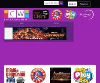 Cwentertainment.co.uk(Recommended show list) Screenshot