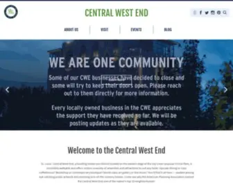 Cwescene.com(Visit the Central West End) Screenshot