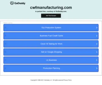 CWfmanufacturing.com(CWfmanufacturing) Screenshot