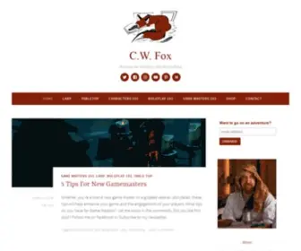 Cwfox.com(Musings on Roleplay and Storytelling) Screenshot