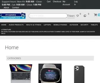 Cwgadgets.co.za(Your South African Online Gadgets Store) Screenshot