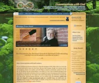 CWG.org(A Foundation for Personal Growth and Spiritual Understanding... Our mission) Screenshot