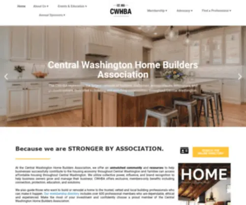 CWhba.org(Building and supporting our communities since 1955) Screenshot
