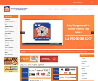 Cwhomedepot.com(Everything you need to build or renovate your home) Screenshot