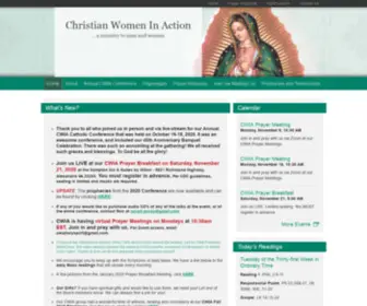 Cwiaholyspirit.org(Christian Women in Action) Screenshot