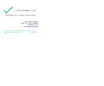 Cwiesinger.at(cwiesinger) Screenshot