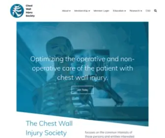 Cwisociety.org(Chest Wall Injury Society) Screenshot