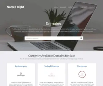 Cwiss.com(Decentralized Domains and Premium Domain Names by Named Right) Screenshot