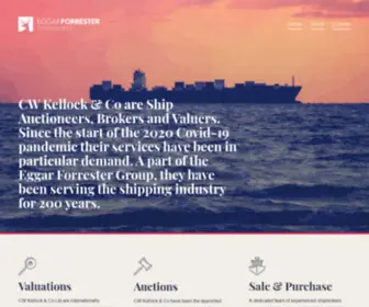 Cwkellock.com(International shipbrokers) Screenshot