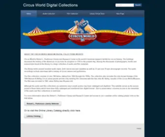 CWmdigitacollections.com(Circus World Digital Collections) Screenshot
