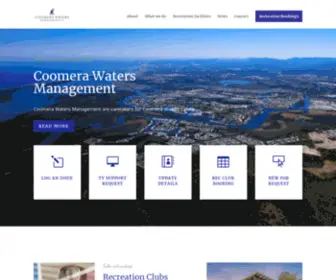 Cwmut.com.au(Coomera Waters Management) Screenshot
