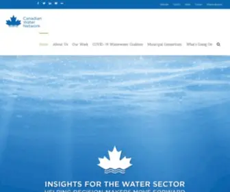 CWN-Rce.ca(Canadian Water Network) Screenshot