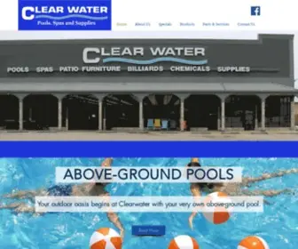 Cwnola.com(Clearwater Pools) Screenshot