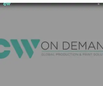 Cwondemand.com(Print on demand) Screenshot