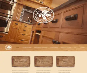 Cwoodproducts.com(Custom Wood Products) Screenshot