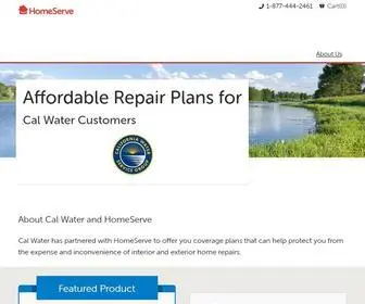 CWplans.com(HomeServe & Cal Water) Screenshot