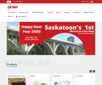 CWprint.ca(Best value online printing company) Screenshot