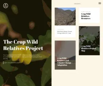 CWrdiversity.org(Crop Wild Relatives) Screenshot